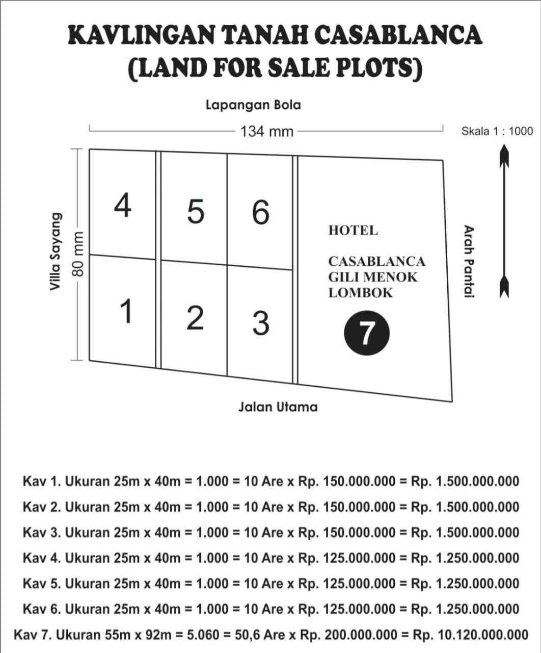 Kavlingan > Casa Blanca Gili Meno